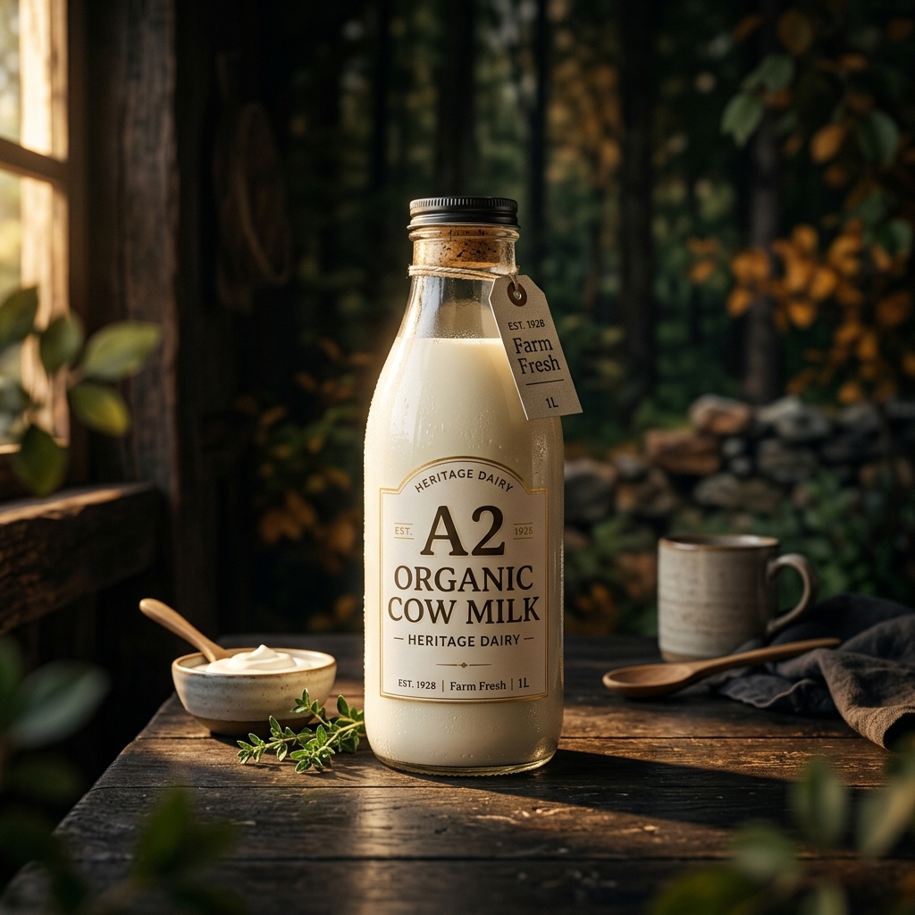 Pure Heritage A2 Cow Milk.